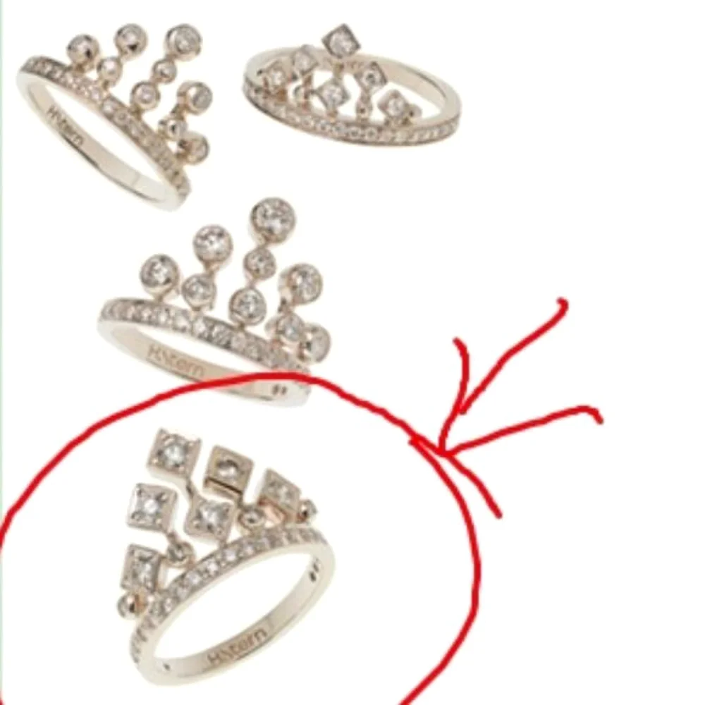 H Stern 18K Gold Diamonds King Ring 